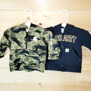 Two Carhartt Sweatshirts! 3 months
